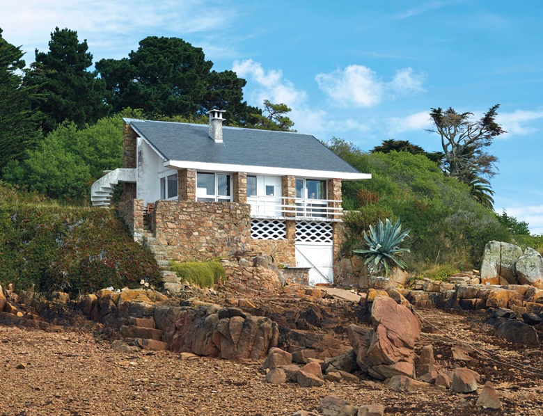 Tan a Dour on the Isle of Bréhat, the boathouse for which furniture by Jeanneret and Perriand was commissioned in the late 1940s