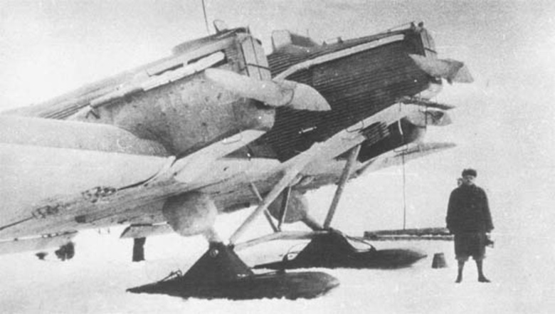 A three-engine Junkers aircraft like the one that was used in the successful rescue operation