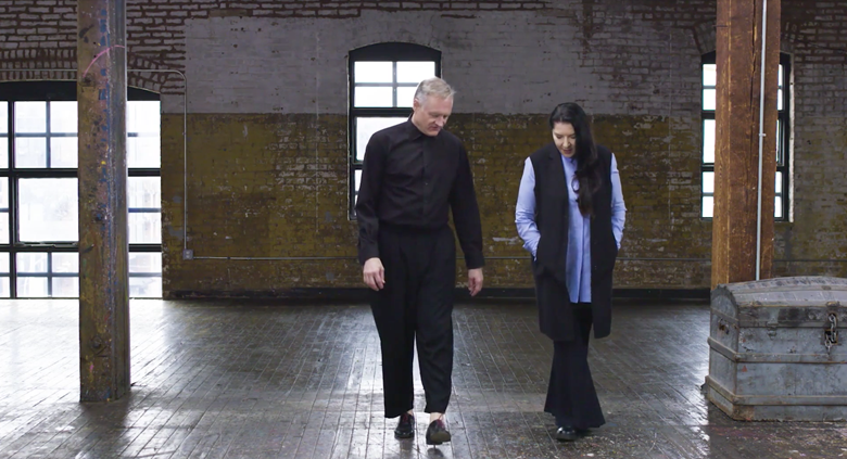 Marina Abramović and Todd Eckert talking to Christie’s about making The Life