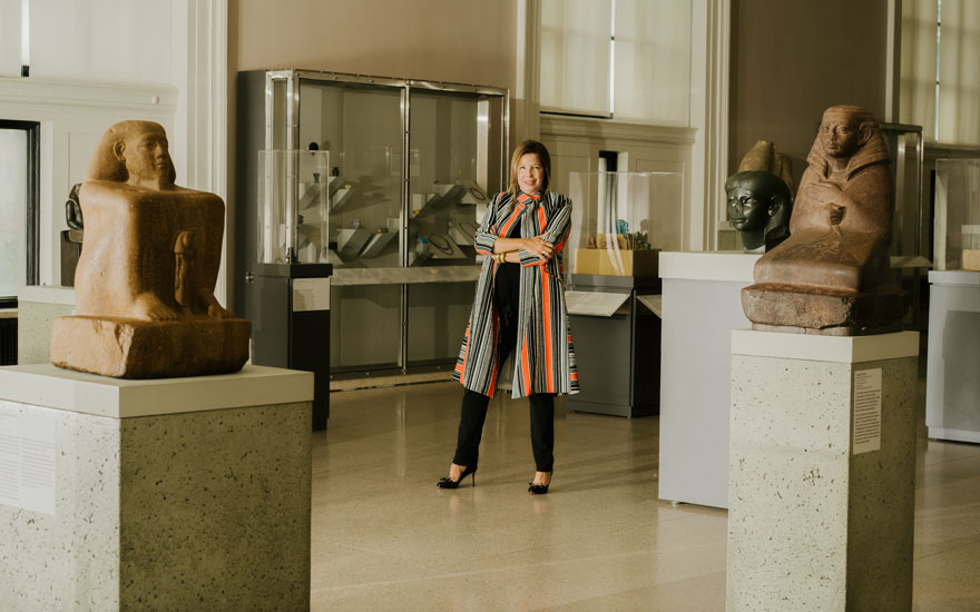Anne Pasternak at the Brooklyn Museum. Photograph by Heather Sten