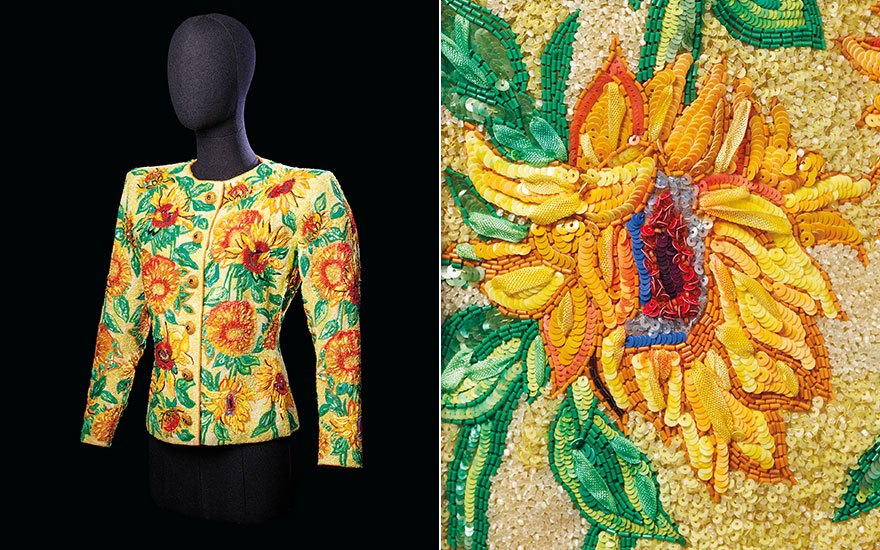 Gemaakt van Canada Statistisch Yves Saint Laurent's 'Sunflowers' jacket | Christie's