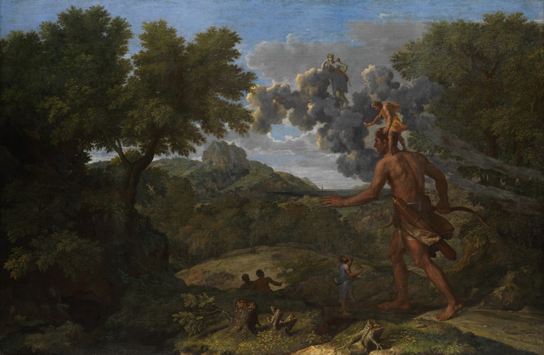 Sold at Christie’s in 1819 Nicolas Poussin (1594-1665), Blind Orion Searching for the Rising Sun, 1658. Oil on canvas. 46⅞ x 72 in (119.1 x 182.9 cm). Fletcher Fund, 1924. The Metropolitan Museum of Art, New York. Accession Number 24.45.1.