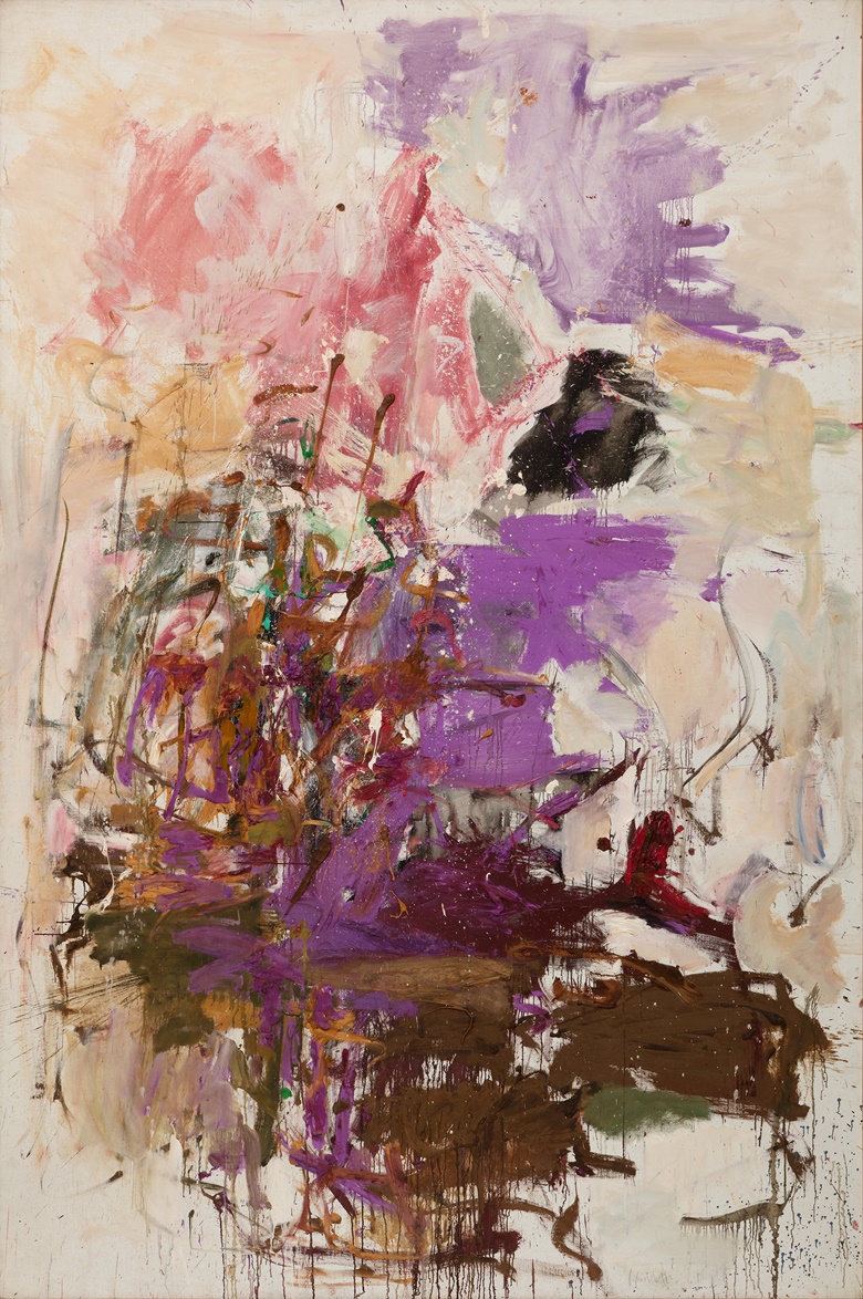 Joan Mitchell, Untitled, 1961. Oil on canvas. Unframed 118½ x 78¾ x 1¼ in (300.99 x 200.03 x 3.18 cm). Collection of the Modern Art Museum of Fort Worth, Gift of Anne and John Marion