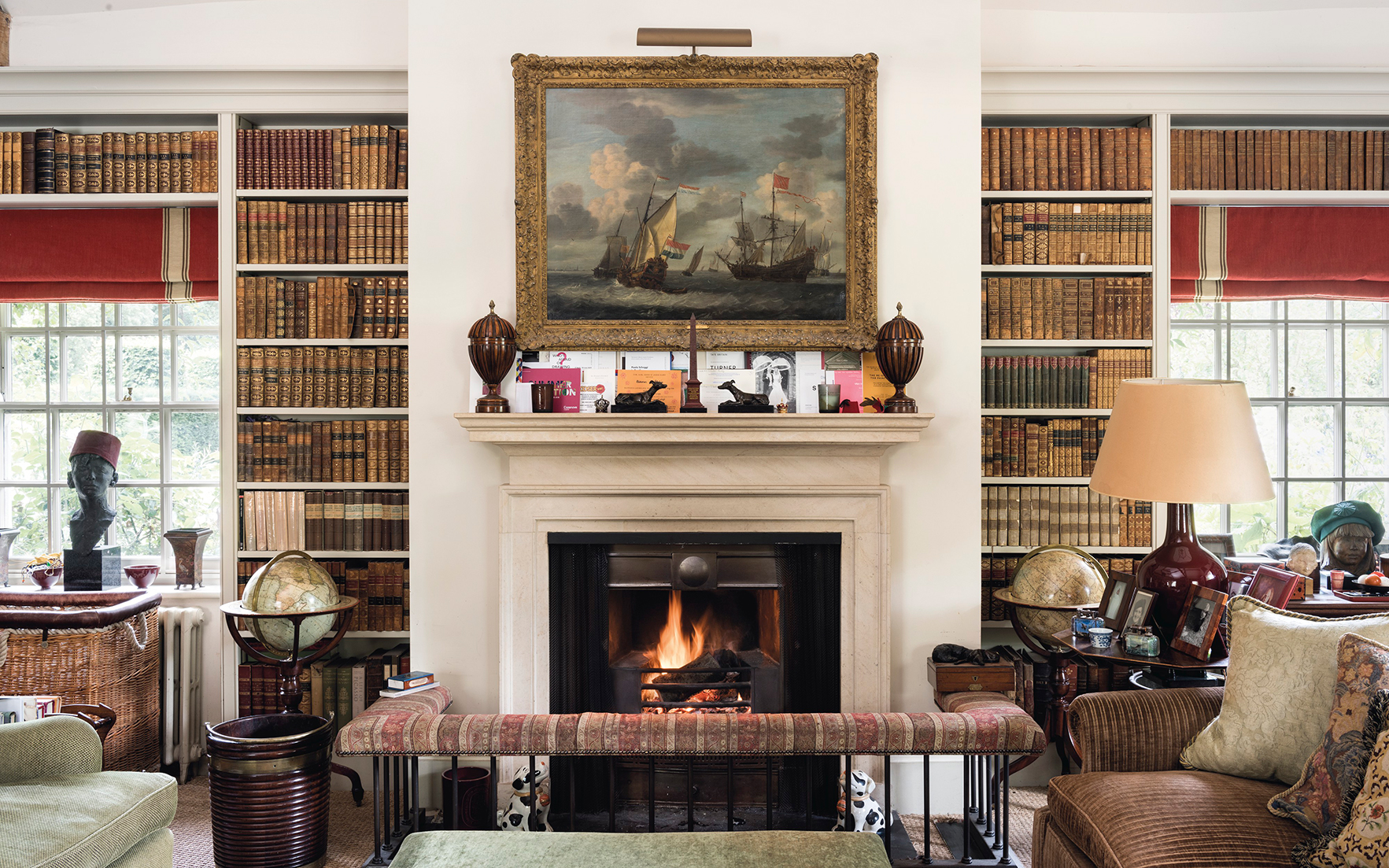 A PAIR OF FLORAL SILK DAMASKCOVERED THREEPANEL DRESSING SCREENS, , LATE 20TH CENTURY Christie's