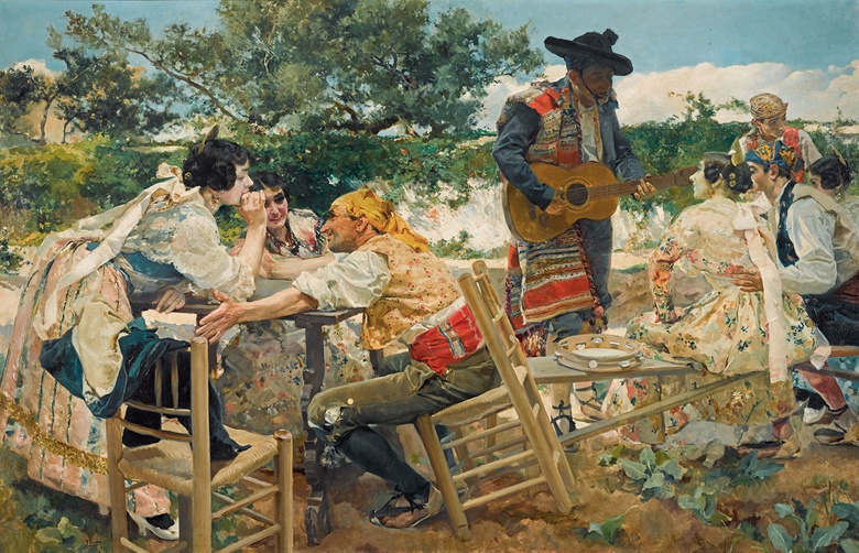 Joaquín Sorolla (1863-1923), Valencia Fiesta, 1913. Oil on canvas. 120 x 198 cm (47.2 x 78 in). Photo López de Aragón