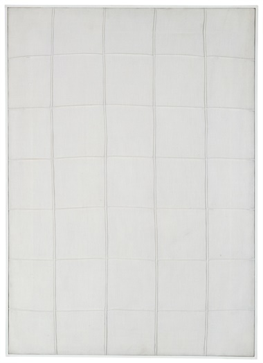 Piero Manzoni (1933-1963), Achrome, 1959-1960. Squared sewn canvas, 70 x 50 cm. Courtesy Galerie Karsten Greve St. Moritz Paris Köln © VG Bild-Kunst, 2020
