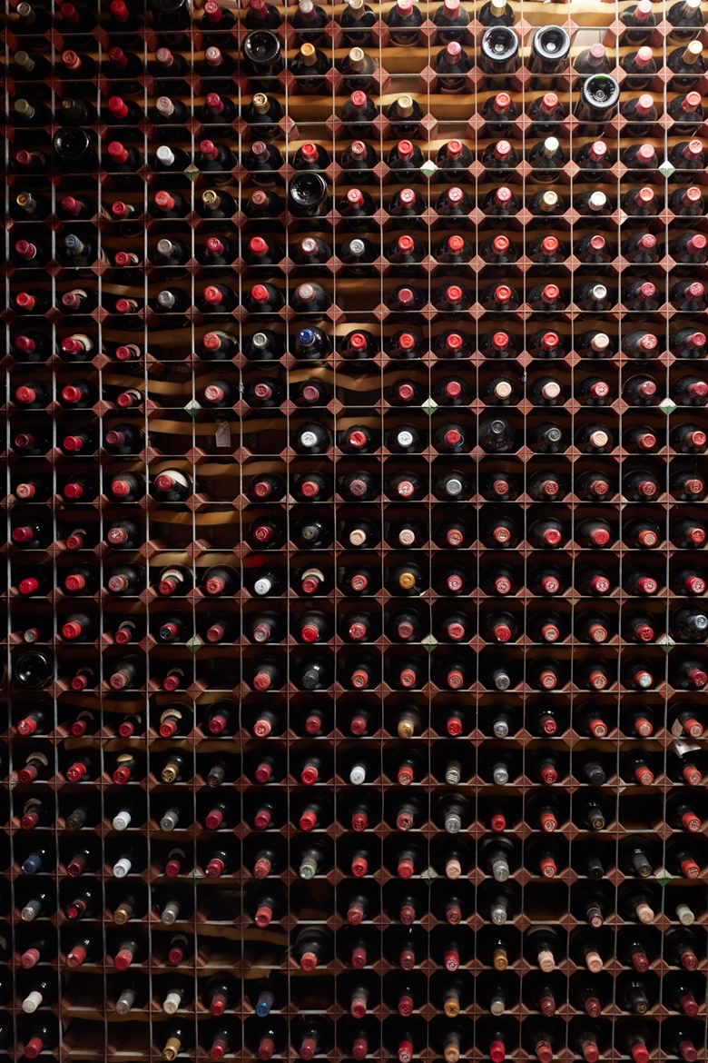 Ben Ichinose took great care in making sure that the racks of wine in his cellar were earthquake-proofed