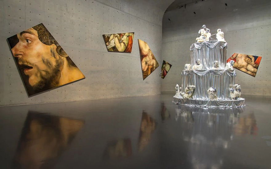 “庞茂琨：副本2020”  展厅现场，龙美术馆（西岸馆），2020年，摄影：洪晓乐