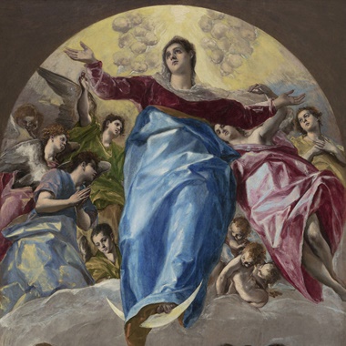 Domenikos Theotokopoulos, called El Greco, The Assumption of the Virgin, 1577-79 (detail). Oil on canvas. 403.2 x 211.8 cm. Gift of Nancy Atwood Sprague in memory of Albert Arnold Sprague. 1906.99. Courtesy of the Art Institute of Chicago