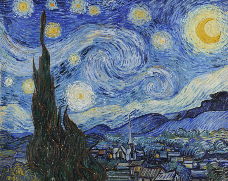 The Way I See It offers a cosmologist’s view of Vincent van Gogh’s The Starry Night, June 1889. Oil on canvas, 73.7 x 92.1 cm. Museum of Modern Art, New York. Photo Bridgeman Images