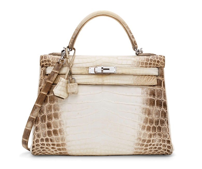 Light TAN Crocodile Belly Skin BIRKIN Bag SATCHEL Bag - HERMES