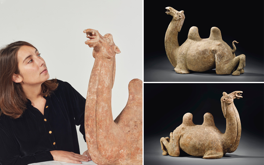 A pair of large Tang dynasty t