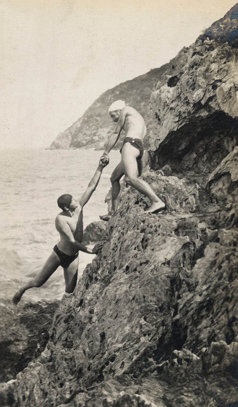 Shukhaev and Iacovleff on the Mediterranean island of Port-Cros. Photo courtesy of a private collection