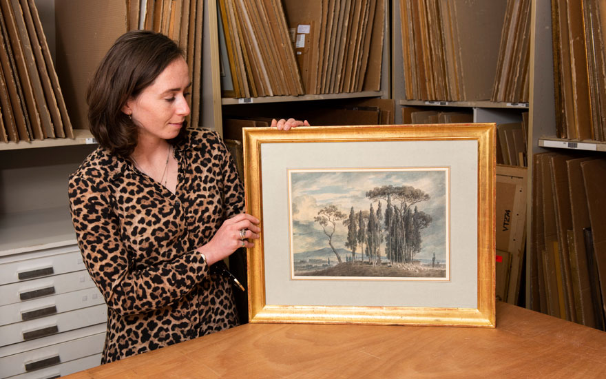 A rare work by John Robert Cozens — hailed by Constable as ‘the greatest genius that ever touched watercolour’