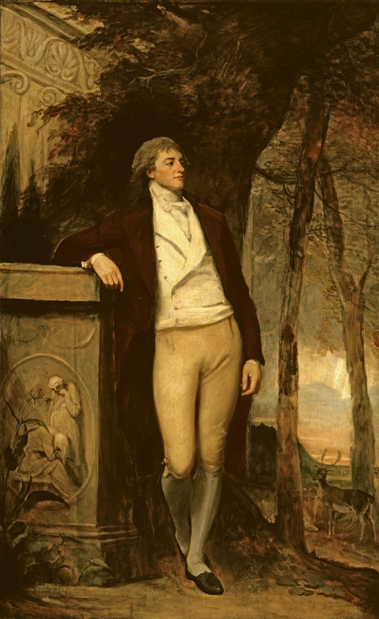 George Romney, Portrait of William Beckford, 1782. Oil on canvas. Upton House, Warwickshire, UK. Photo
National Trust Photographic LibraryChris TitmusBridgeman Images