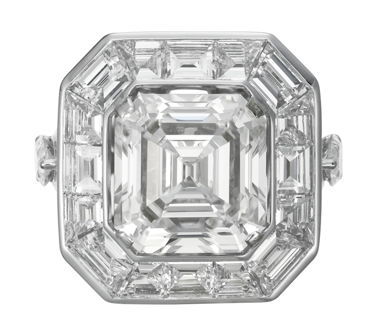 Graff diamond ring. Estimate $300,000-500,000. Offered in Magnificent Jewels on 8 June 2021 at Christie’s in New York