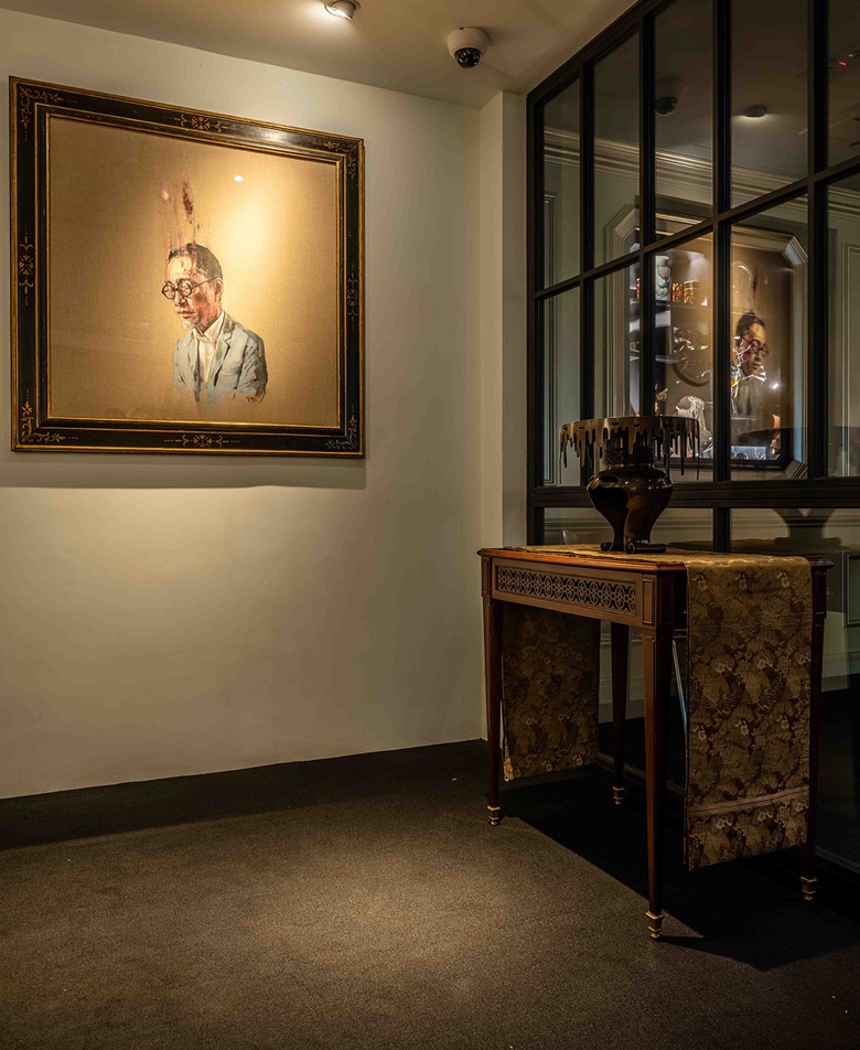 Zeng Fanzhi, Alan’s portrait, 2013. Artwork © Zeng Fanzhi
