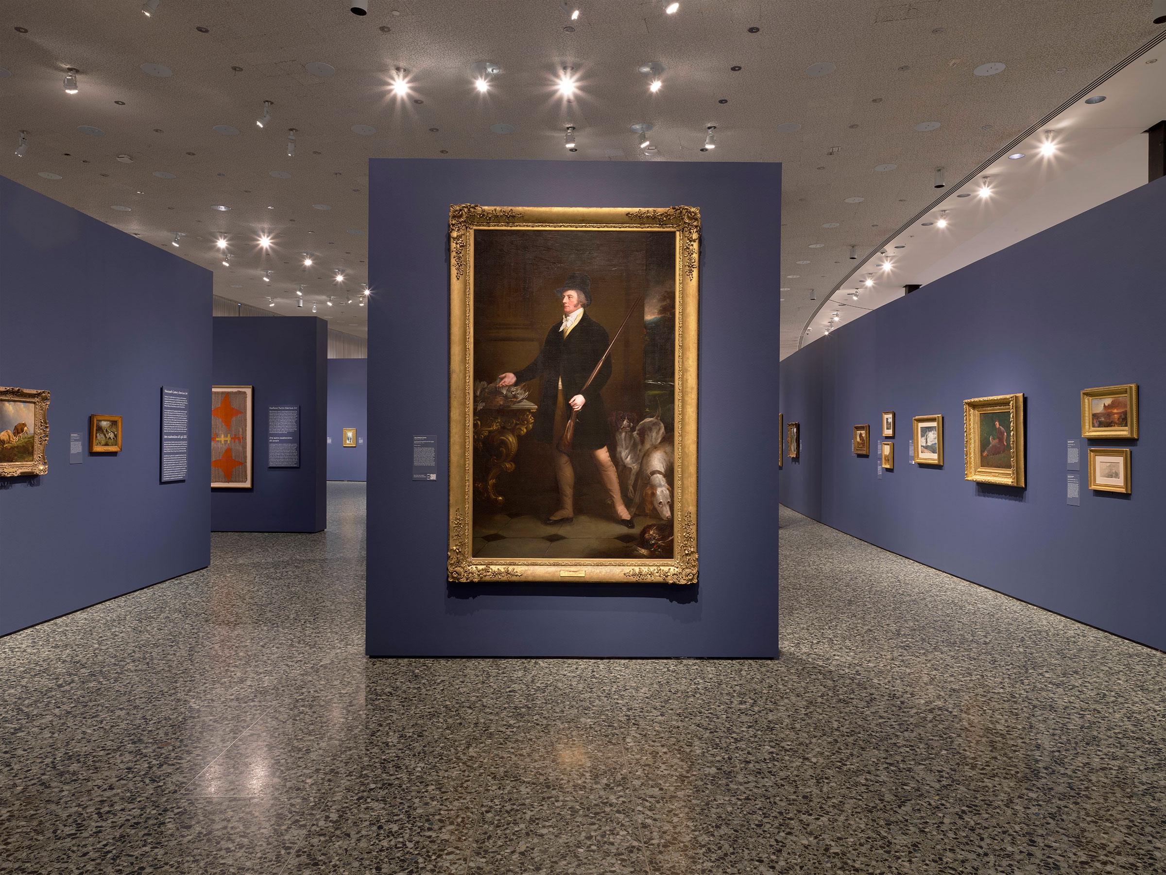 Three Centuries of American Art Masterpieces from the Fayez S. Sarofim Collection on view at the Museum of Fine Arts, Houston through September 6, 2021. Image courtesy of the Museum of Fine Arts, Houston; Photograph by Will Michels.