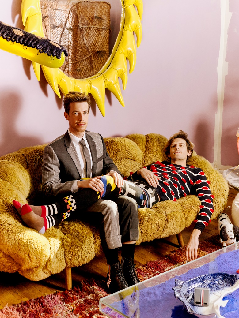 Nick Haramis and Misha Kahn, New York, 2021. Photograph by Arkan ZakharovContour by Getty Images