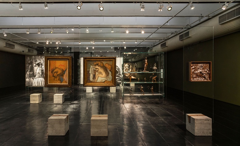 Installation view of Degas at MASP. Photo Eduardo Ortega