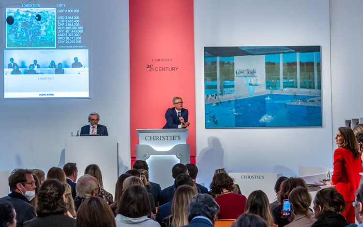 London 20th/21st Century Eveni auction at Christies
