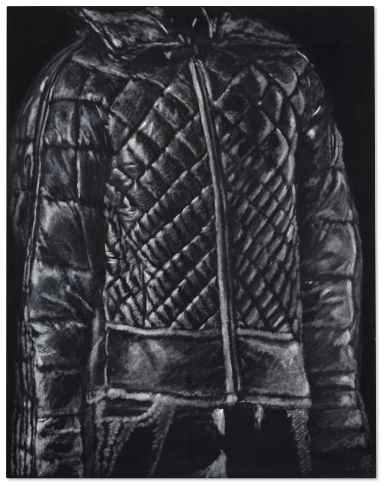Issy Wood (b. 1993), Over Armour, 2018. Oil on velvet. 71 x 55¼ in (180.2 x 140.5 cm). Estimate $150,000-200,000. Offered in 21st Century Evening Sale on 9 November 2021 at Christie’s in New York