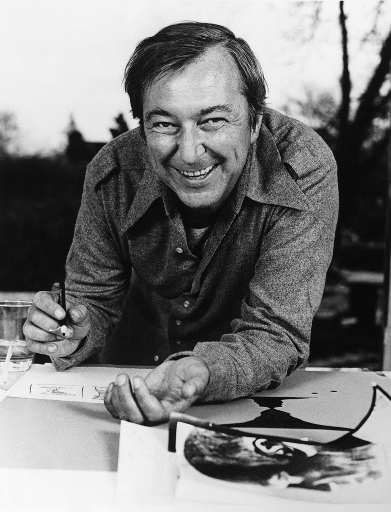 Jasper Johns photographed circa 1973. Photo Granger Historical Picture Archive  Alamy Stock Photo