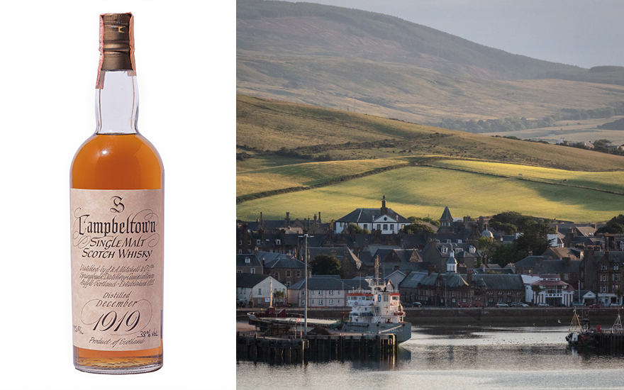 Springbank 50 Year Old 1919. Right, the harbour at Campbeltown, where the whisky was made. Photo © Quintin Lake