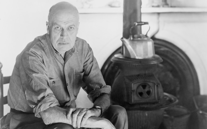 Edward Hopper in his studio, 1945. Photo courtesy of Everett Collection  Bridgeman Images