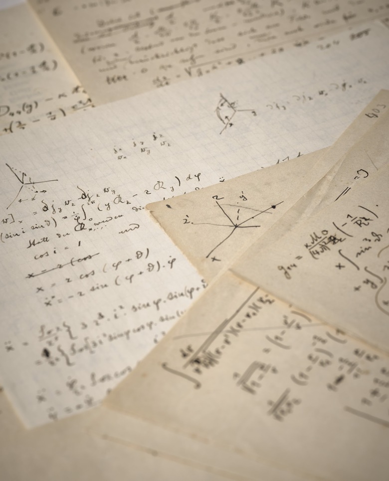 Albert Einstein (1879-1955), Michele Besso (1873-1955), Manuscript on General Relativity, 1913-1914. 54-page manuscript. Sold for €11,656,560 on 23 November at Christie’s in Paris