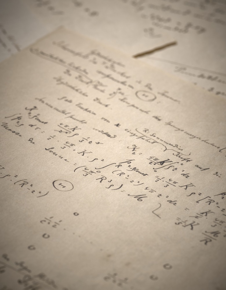 Albert Einstein (1879-1955), Michele Besso (1873-1955), Manuscript on General Relativity, 1913-1914. 54-page manuscript. Sold for €11,656,560 on 23 November at Christie’s in Paris