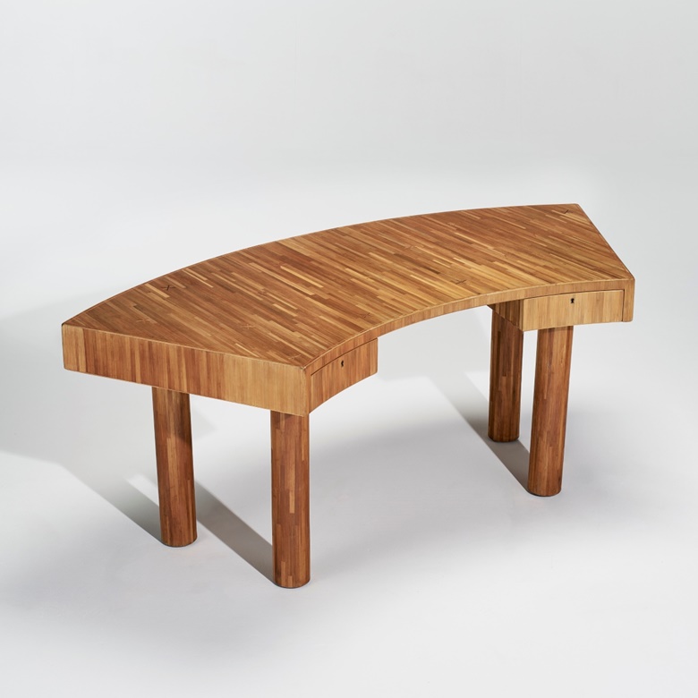 Jean Royère (1902-1981), Rare ‘Étoile’ desk, c. 1948. 28½ x 71 x 29  in (72.4 x 180.4 x 73.7 cm). Estimate $150,000-200,000. Offered in Design on 9 December 2021 at Christie’s in New York