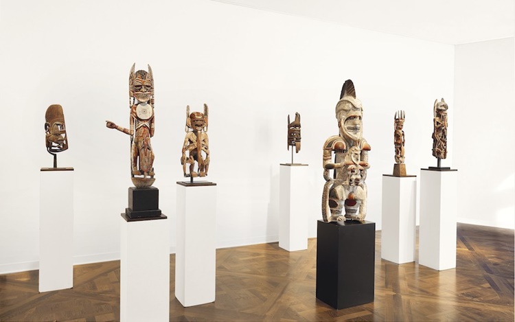 How sculptures from New Irelan auction at Christies