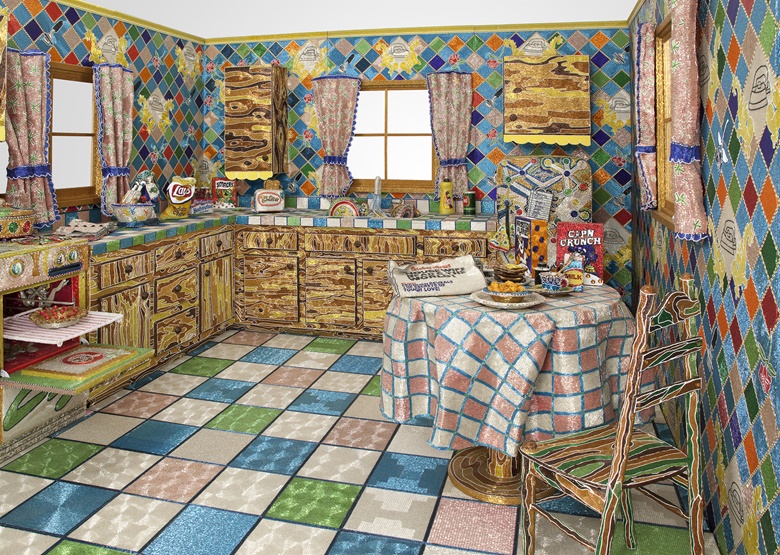 Liza Lou (b. 1969),  Kitchen, 1991-96. Whitney Museum of American Art, New York. Photograph by Tom Powel. © Liza Lou