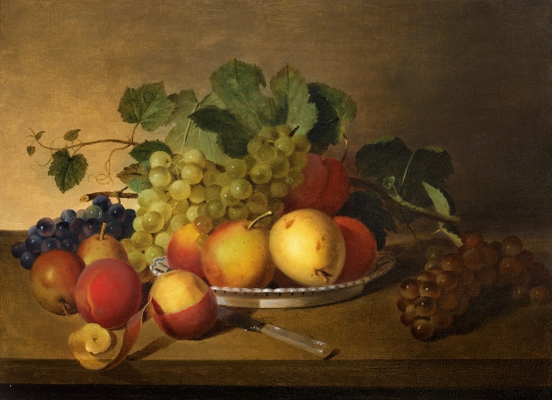 James Peale (1749-1831), Still Life, 1827. Oil on canvas. 16 x 22 in (40.6 x 55.9 cm). Estimate $120,000-180,000. Offered in 19th Century American Art on 19 January 2022 at Christie's in New York