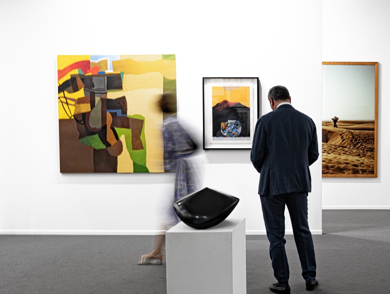 Meem Gallery at Art Dubai, 2021. Photo Courtesy of Art Dubai and chrissified