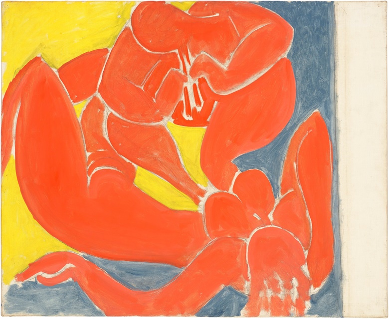 Henri Matisse (1869-1954), Nymphe et faune rouge, 1939. Oil and Conté crayon on canvas. 19¾ x 24 in (50 x 61 cm). Estimate £1,500,000-1,800,000. Offered in
Collection Jacqueline Matisse Monnier on 13 April 2022 at Christies in Paris
