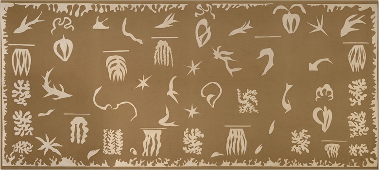Henri Matisse (1869-1954), Océanie, la mer, 1946. Screenprint on linen. 65 x 149⅜ in (164.9 x 379.4 cm). Estimate £1,000,000-1,500,000. Offered in Collection Jacqueline Matisse Monnier on 13 April 2022 at Christies in Paris