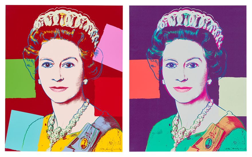 Andy Warhol (1928-1987), Queen Elizabeth II, from Reigning Queens (Royal Edition). Screenprint in colours with diamond dust, 1985, on Lenox Museum Board, signed in pencil, numbered R 2430 (there were