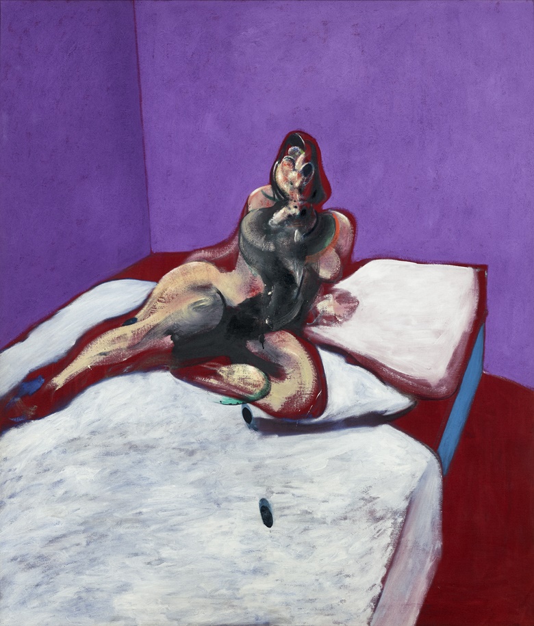 法兰西斯·培根（1909-1992），《亨利塔‧莫瑞斯肖像》，1963年作。油彩 画布。165.1 x 142.2 公分（65 x 56 英寸）