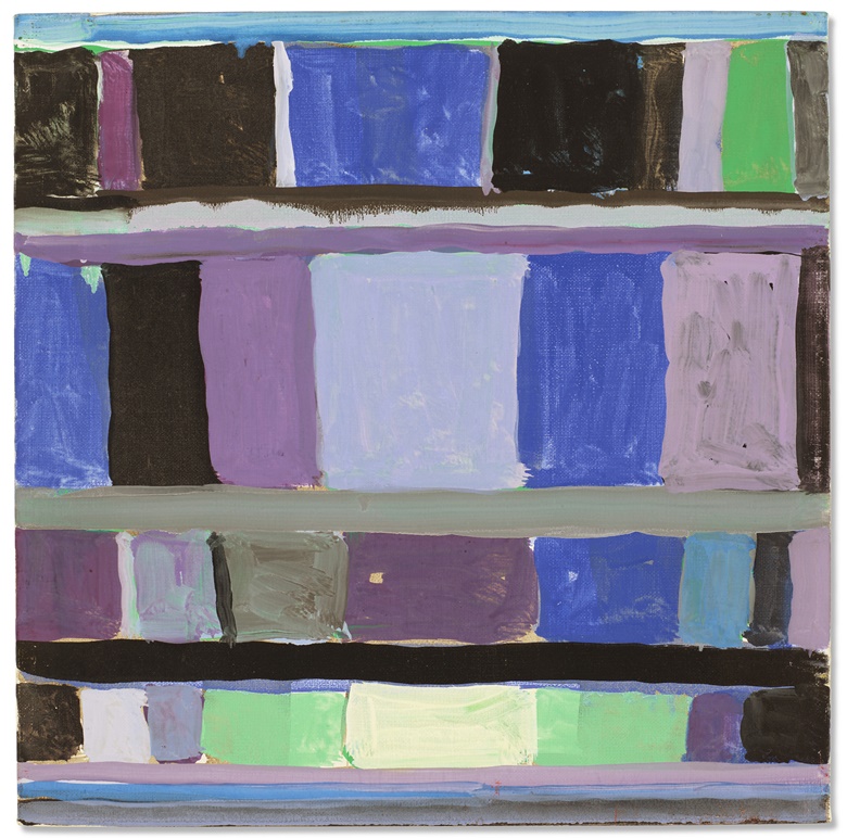 Stanley Whitney (b. 1946), Untitled, 2003. Oil on linen. 12 x 12 in (30.5 x 30.5 cm). Sold for $69,300 in First Open  Post-War & Contemporary Art on 20 July 2022 at Christie’s Online