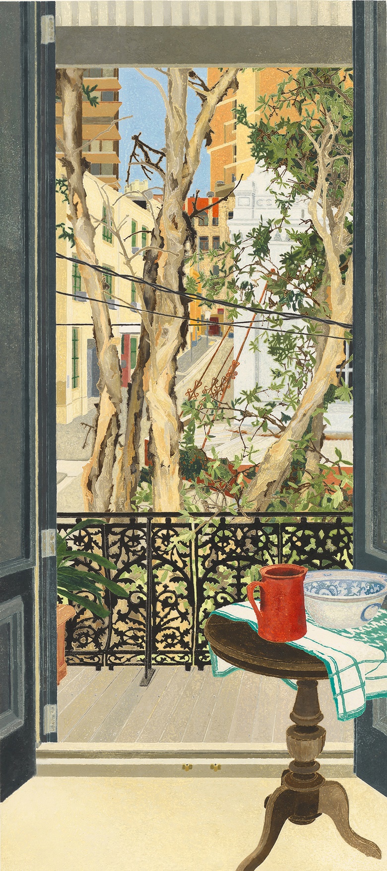 Cressida Campbell (b. 1960), Francis Street, East Sydney, 2000, National Gallery of Australia, KamberriCanberra, purchased 2000 © Cressida Campbell