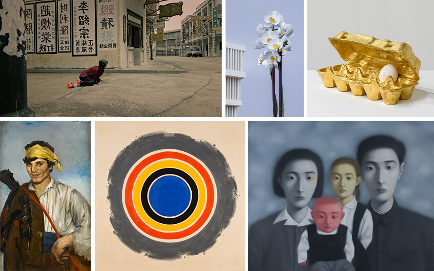 (Clockwise, from top left) Tao Hui, still from Being Wild, 2021. Single-channel HD video. Commissioned by Macalline Art Center. Courtesy of the artist and Kiang Malingue. At Frieze Seoul  Isa Genzken,