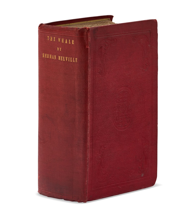 Herman Melville (1819-1891), The Whale. London Richard Bentley, 1853. Sold for $327,600 in The Herman Melville Collection of William S. Reese on 14 September 2022 at Christies Online