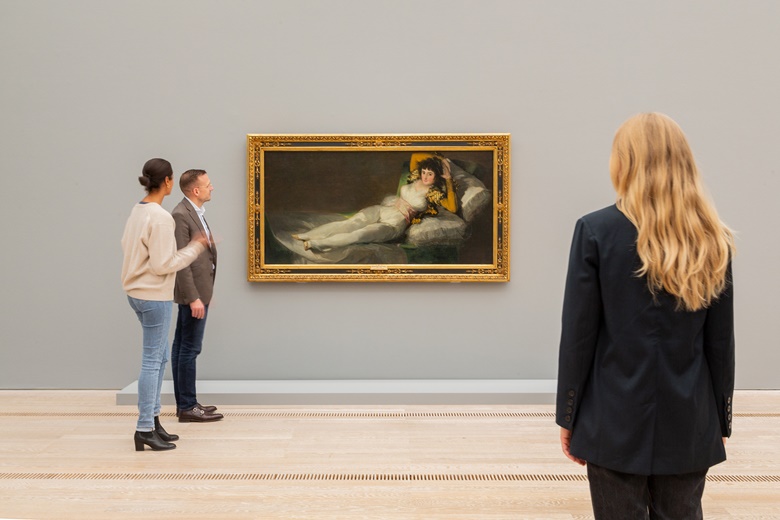 An installation view of the Goya exhibition at the Fondation Beyeler, staged between October 2021 and January 2022. Photo Pati Grabowicz