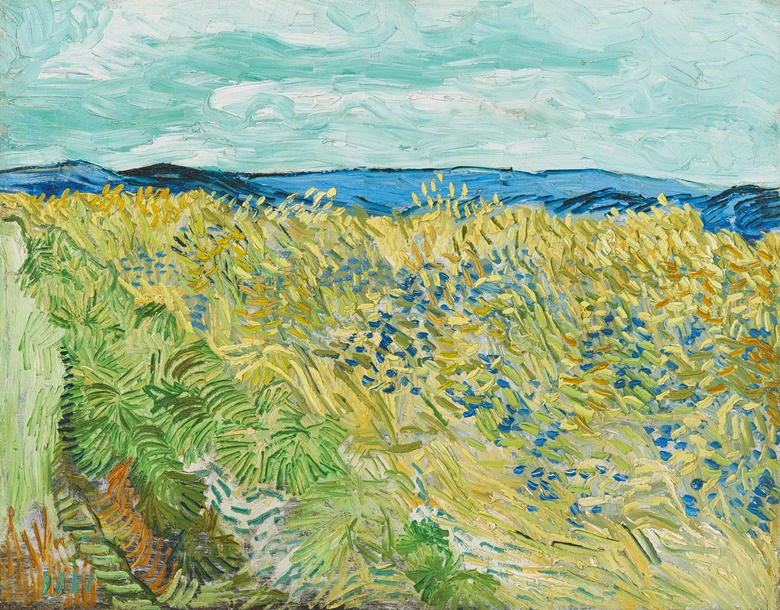 Vincent van Gogh (1853-1890), Champ de blé aux bleuets (Wheatfield with Cornflowers), 1890. Oil on canvas. 60 x 81 cm. Fondation Beyeler, RiehenBasel, Beyeler Collection. Photo Robert Bayer, Basel