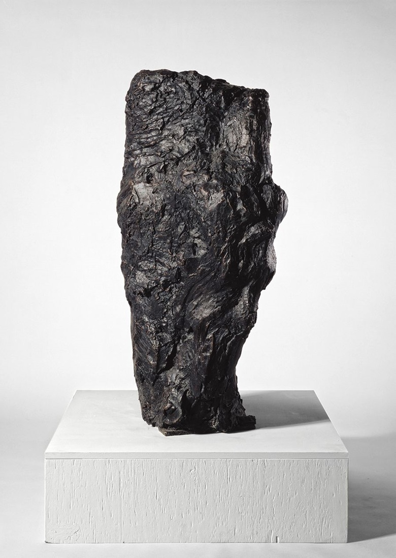 Per Kirkeby, Nyt Laeso-hoved, 1984. Bronze, cast 2 from an edition of 6. 115 x 47 x 61 cm. PKK 352. Courtesy Galerie Michael Werner Berlin, Cologne, London & New York