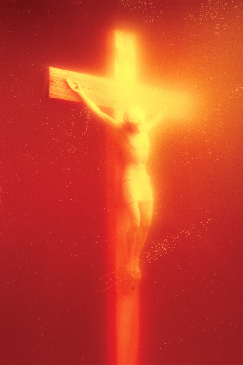 Andres Serrano (b. 1950), Piss Christ (Original), executed in 2022 and minted on 13 November 2022 (still). Single-channel video accompanied by a non-fungible token. Sold for 20 ETH in Next Wave The Miami Edit on 7 December on Christies 3.0