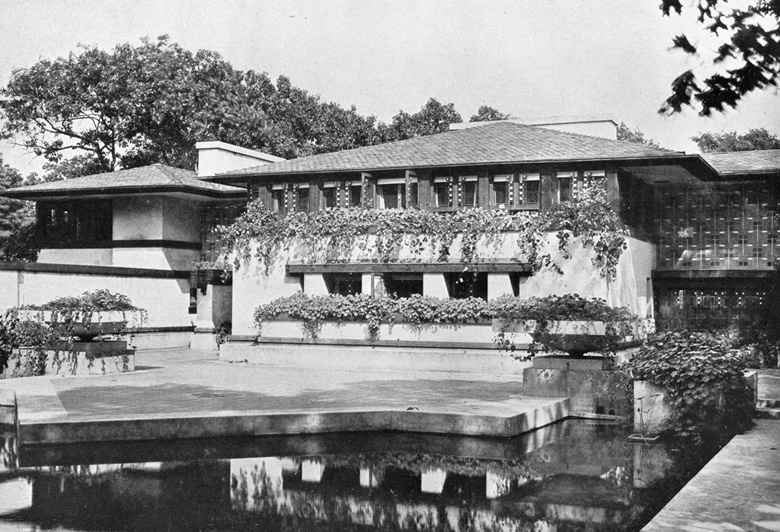 Avery Coonley House, Riverside, Illinois. Photograph by Chicago Architectural Photography CompanyFrank Lloyd Wright Preservation TrustGetty Images. Artwork © 2022 Frank Lloyd Wright Foundation. All Rights Reserved. Licensed by Artists Rights Society