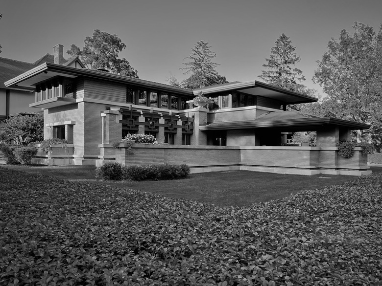 Meyer May House, Grand Rapids, Michigan. Artwork © 2022 Frank Lloyd Wright Foundation. All Rights Reserved. Licensed by Artists Rights Society